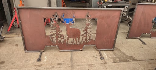 metal deer cutout